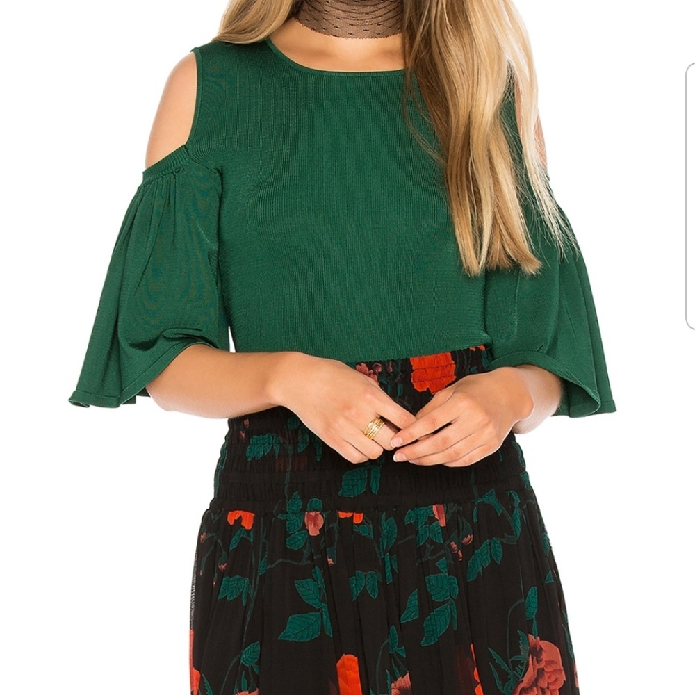 Ganni Evangel Top in Verdant Green